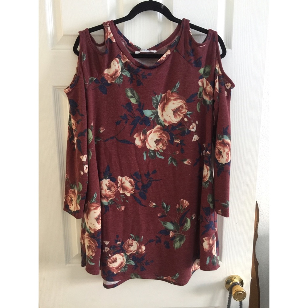 Pullover Cold Shoulder Sweater